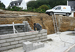 Réalisation des fondations à Gaillon-sur-Montcient